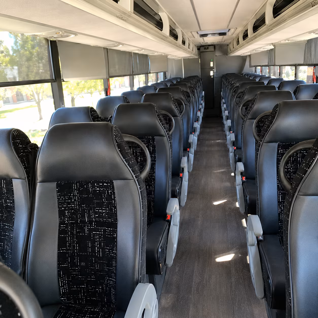 Alexandria alexandria school event bus rental party bus exterior