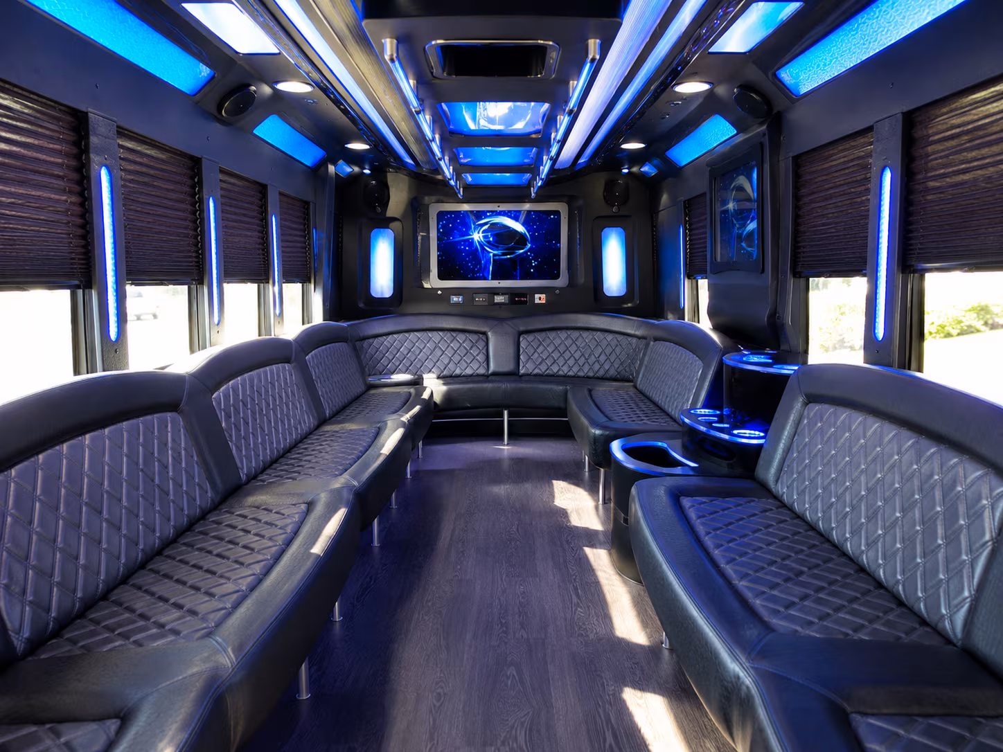 Alexandria Bachelor & Bachelorette Transportation onboard seating