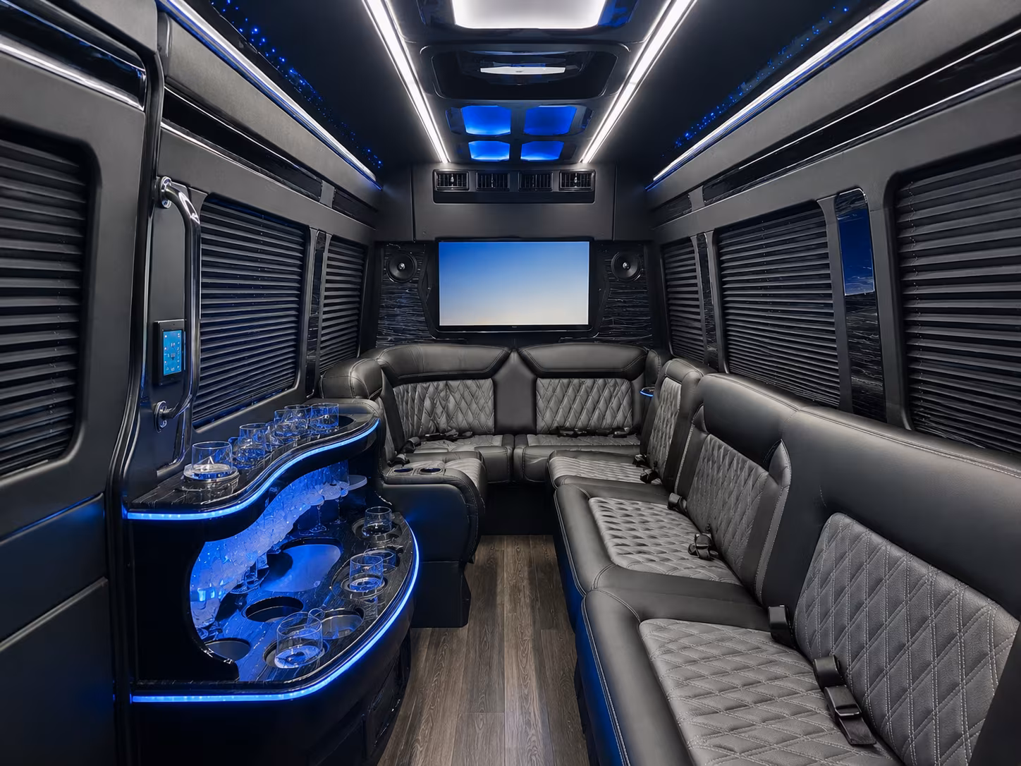 Alexandria School Event Transportation onboard seating
