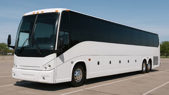 Exterior of Charter Bus Company Alexandria's 45 Passenger Charter Bus in Alexandria